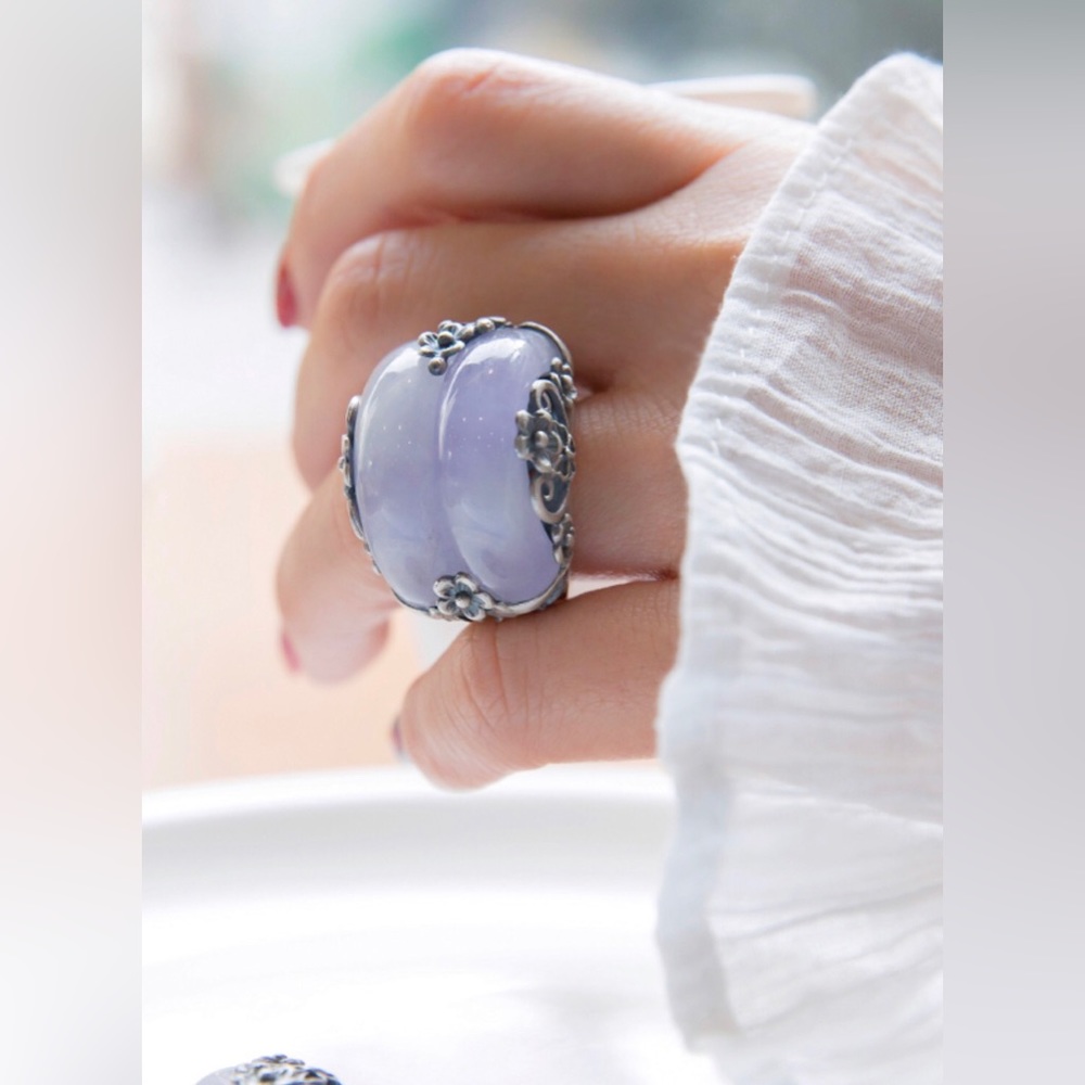 Traditional Korean drama aventurine ring kpop bta blackpink new Sizeable